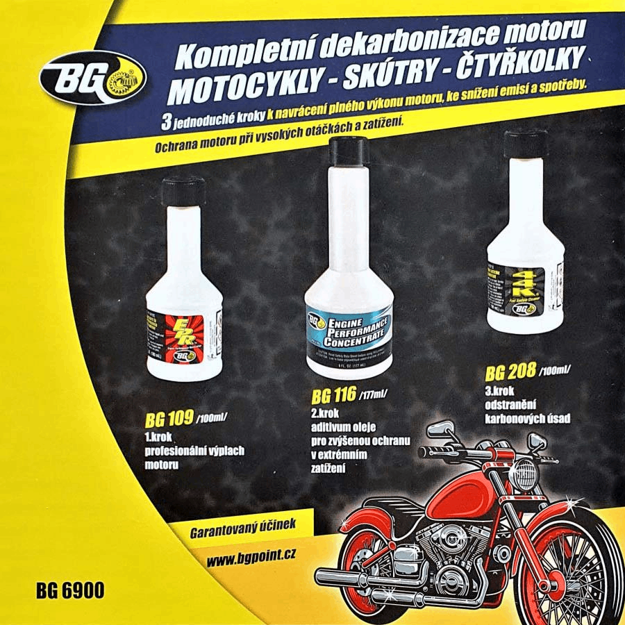 BG 6900 KIT dekarbonizacia motorky